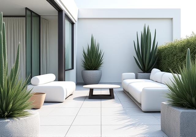 Giardino minimalista Parioli